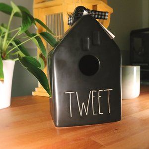 Rae Dunn Tweet Bird House! Ceramic decor